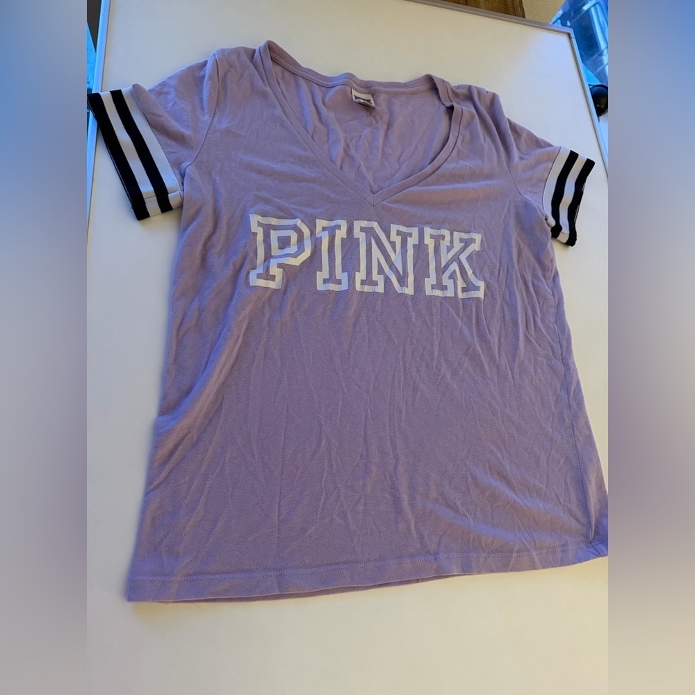PINK Victoria's Secret Lavender Tee